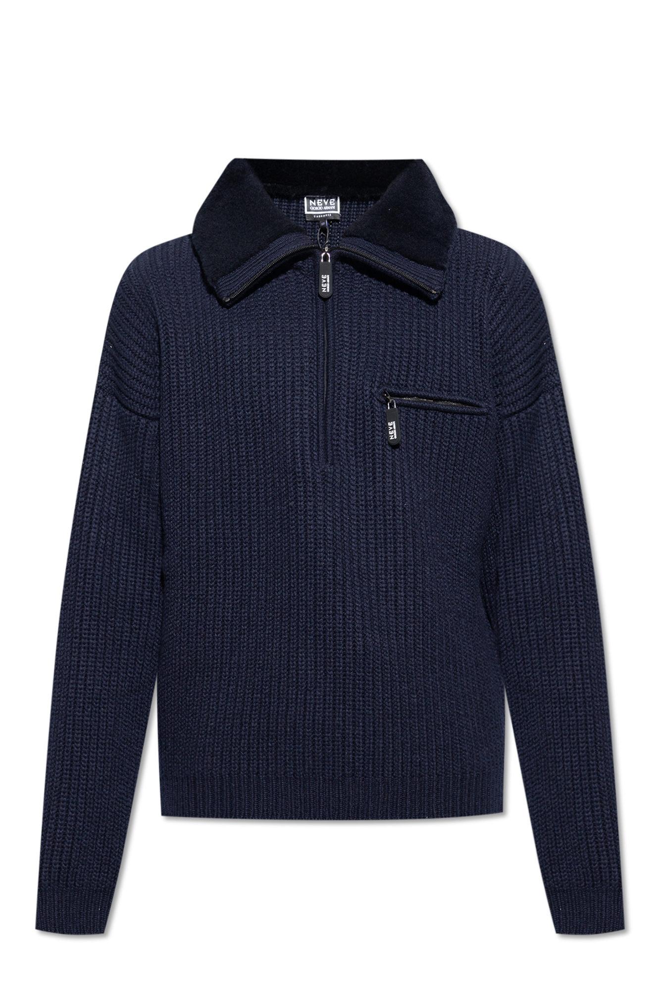 Armani zip online jumper